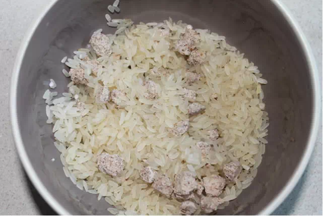 Тарелка с рисом для выполнения задания квеста