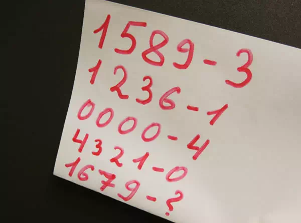 Шифровка с цифрами для детей