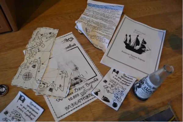 Распечатанные материалы для детского пиратского квеста на день рождения
