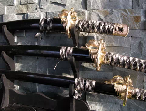 Самурайские мечи в которых спрятана записка